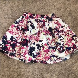 Skirt - 16.5 inches. Worn above the hips